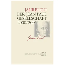 Jahrbuch der Jean- Paul- Gesellschaft, Fachbücher von Helmut Pfotenhauer