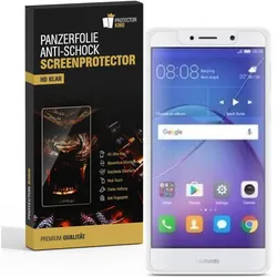 2x Panzerfolie für Huawei Mate 9 Lte ANTI-SCHOCK Displayschutzfolie HD KLAR