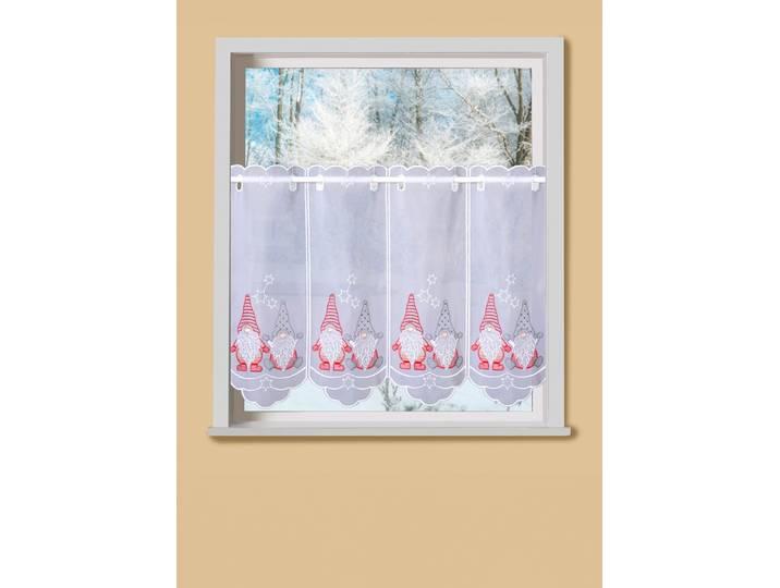 Kurzstore mit gebogtem Abschluss, Weiss, Größe 791 (H45xB160 cm)