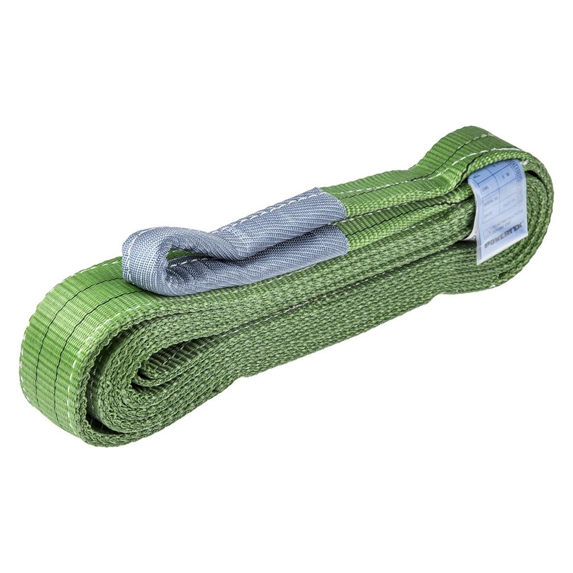 RS PRO Green duplex webbing sling,3m 2ton (7293079)