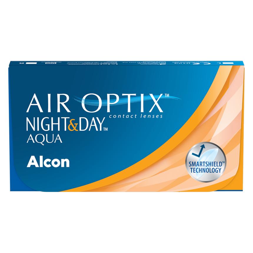 Air Optix Night and Day Aqua (+5, Monatslinse, 6 Stk., Sphärisch) (6109683)