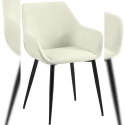 CLP Esszimmerstuhl Vessa creme/Stoff