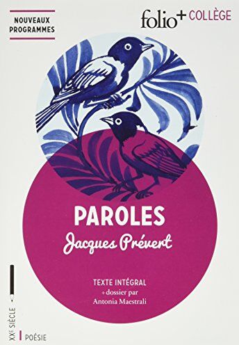 Jacques Prévert - Paroles : texte intégral - Preis vom 11.10.2026 15:43:13 h