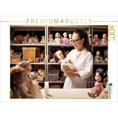CALVENDO Puzzle Puppendoktorin | 1000 Teile Lege-Größe 64x48cm Foto-Puzzle für glückliche Stunden