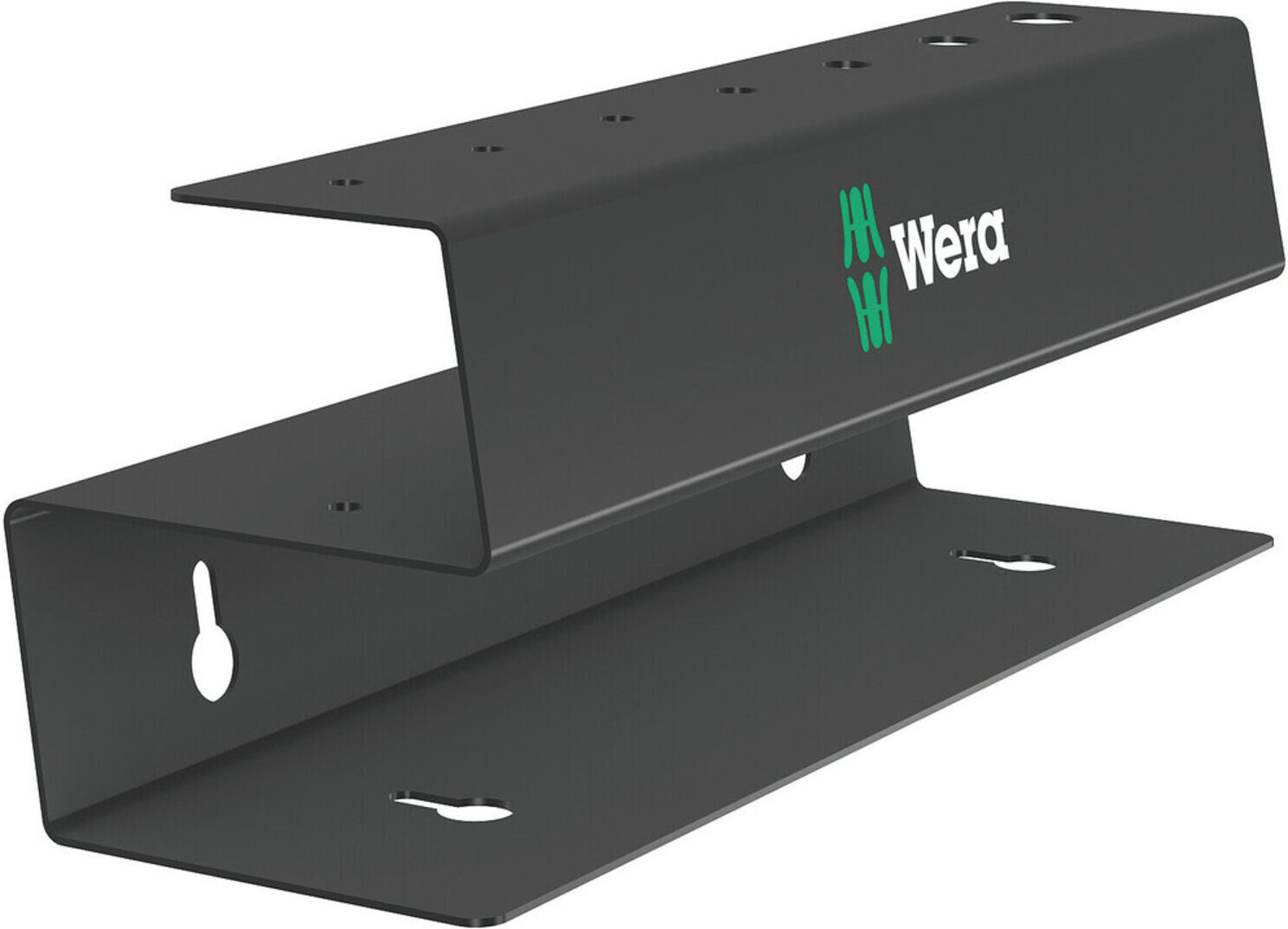 Wera 9604 Metallrack zur Wandmontage für Quergriff Schraubendreher, Abmessungen: 214 x 78 mm (05136424001)
