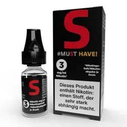 S 10ml Liquid by Must Have 10ml / 3mg
