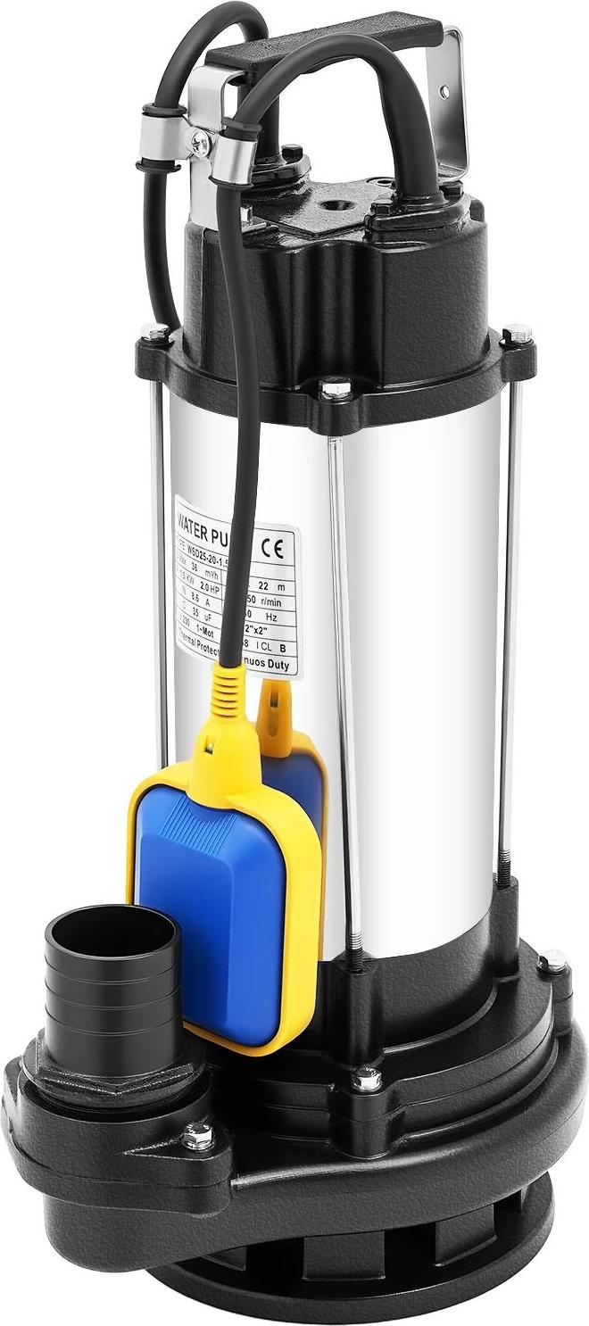Tauchpumpe - Schmutzwasser-/Abwasserpumpe - 220V EU-Stecker - Eintauchtiefe 20-30 m - 2850 U/min - 20 kg