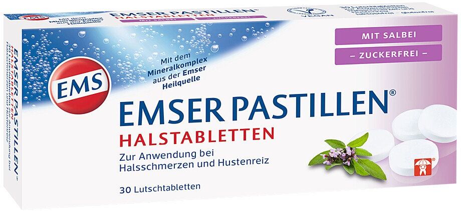 Emser Pastillen mit Salbei zuckerfrei 30stk