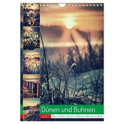 Dünen und Buhnen (Wandkalender 2027 DIN A4 hoch), CALVENDO Monatskalender