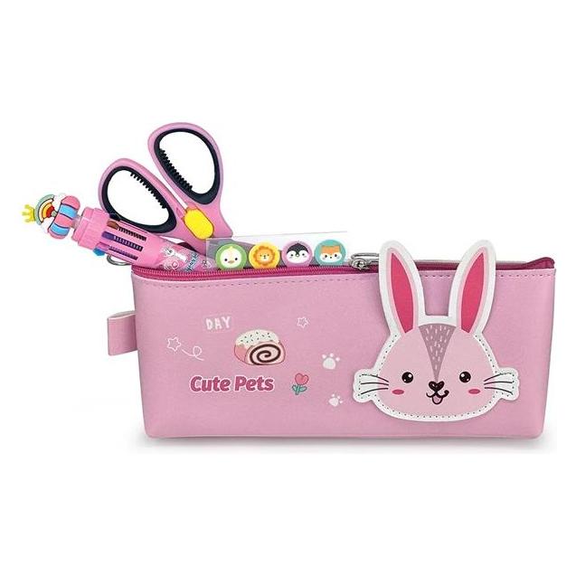 Lebez Mäppchen aus Polyurethan, Cute Pets Tasche (81992)