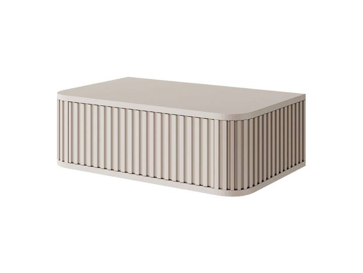 Table de chevet suspendu avec tiroir grège 63 cm