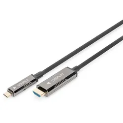 Digitus USB-C - HDMI AOC Adapterkabel, UHD 4K / 60 Hz, 20m