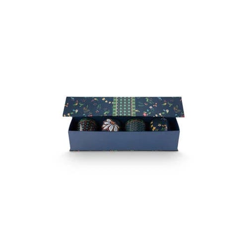 Pip Studio giftset mok Berry Blues set van 4 (290 ml)