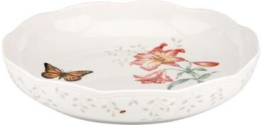 Lenox Butterfly Meadow Low Serving Bowl Multi