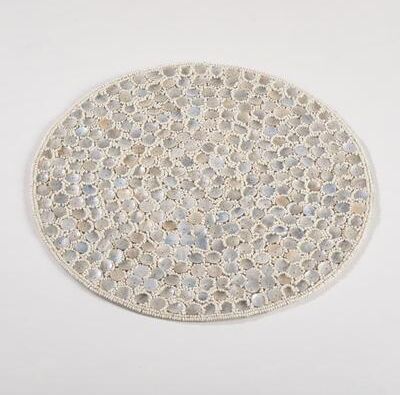 Saro Lifestyle Mother of Pearl Design Placemat (Set of 4)