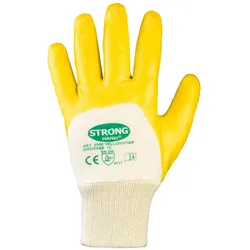 Stronghand Handschuh Yellowstar Nitril gelb