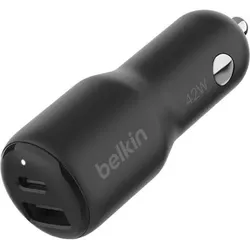 Belkin BoostCharge 42 W USB-A, USB-C Kfz-Ladegerät, schwarz