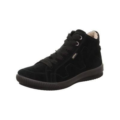 Ankleboots LEGERO "Legero Stiefelette Leder", Damen, Gr. 37, schwarz, Leder, Schuhe Ankleboots