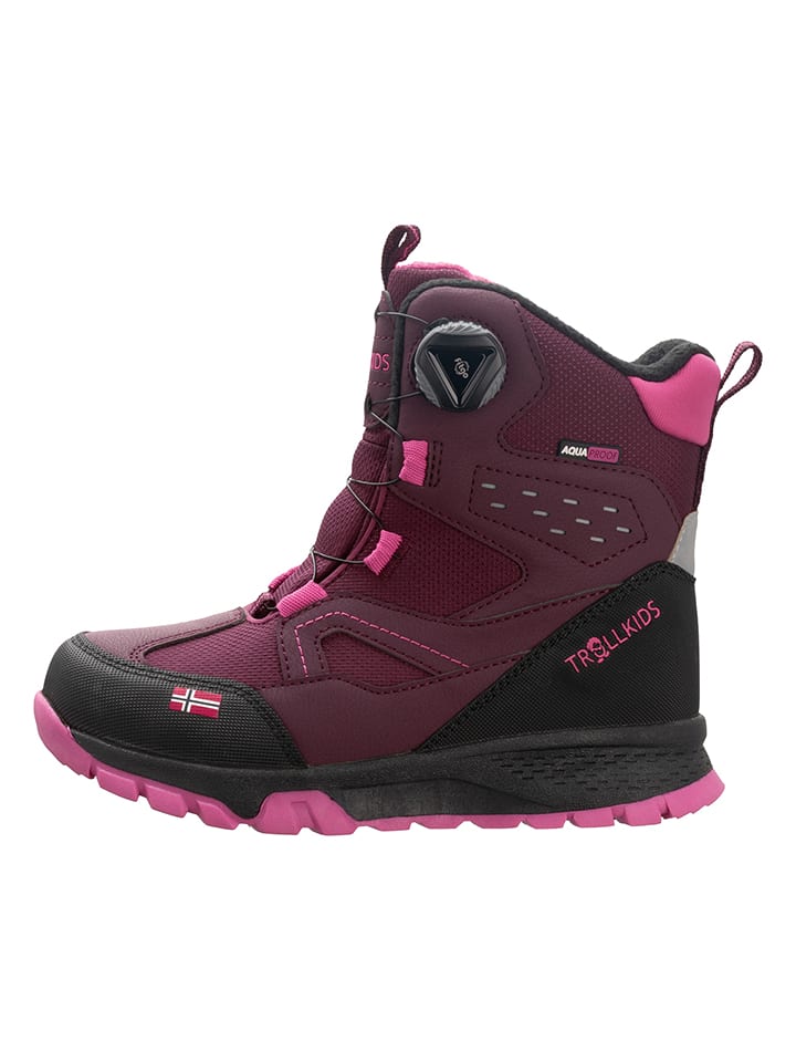 Trollkids Winterboots "Kirkenes" in Rot - 38