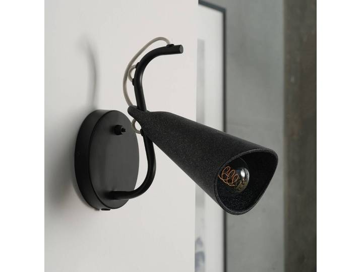 OSRAM Wandleuchte Decor Bell, dimmbar, schwarz, für Wohn- / Esszimmer, Metall, Modern