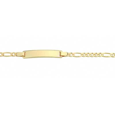 Goldarmband ADELIA´S "Damen Goldschmuck 333 Gold Figaro Armband 18,5 cm", gold, Armbänder, Damen, 18,5, Gold, Goldarmband, 333 Gold Goldschmuck für Damen