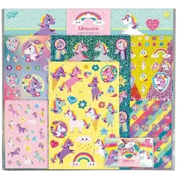 Totum, Fensterbilder, Super Sticker Set - Einhorn