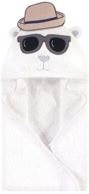 Hudson Baby Infant Boy Cotton Animal Hooded Towel, Handsome Bear, One Size - Handsome Bear - One Size