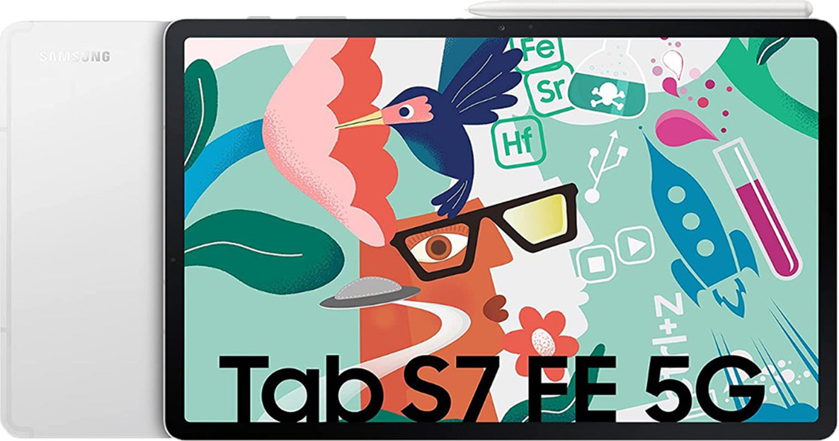 Samsung Tablet Galaxy Tab S7 FE - Tablet - Android 11 - 64 GB - 31.5 cm (12.4") TFT (2560 x 1600) - microSD-Steckplatz