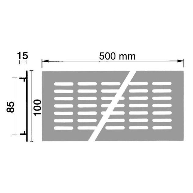 Hoju Lüftungsgitter (3060 2000-9005FM)