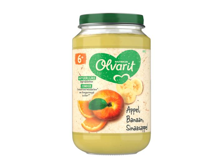OLVARIT 6maanden+ Appel-Banaan-Sinaasappel 200gr