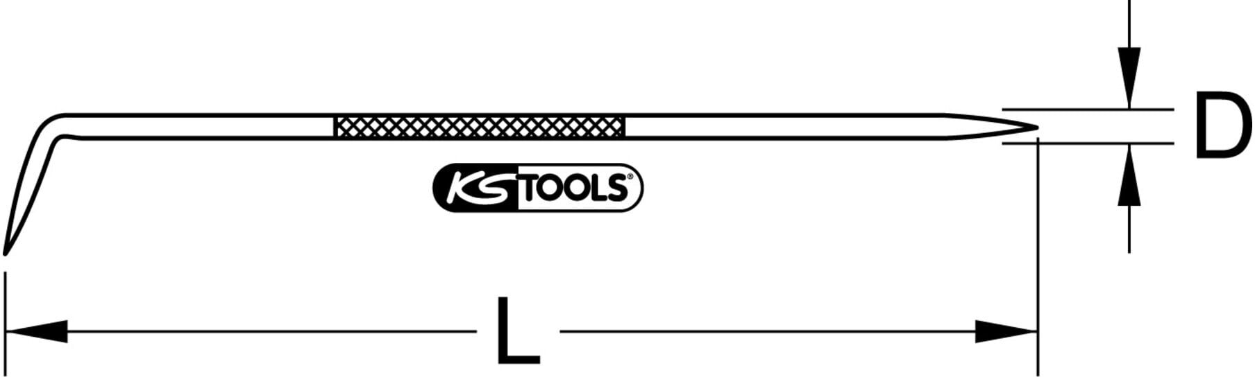 KS Tools Anreißnadel, 190mm (300.0300)