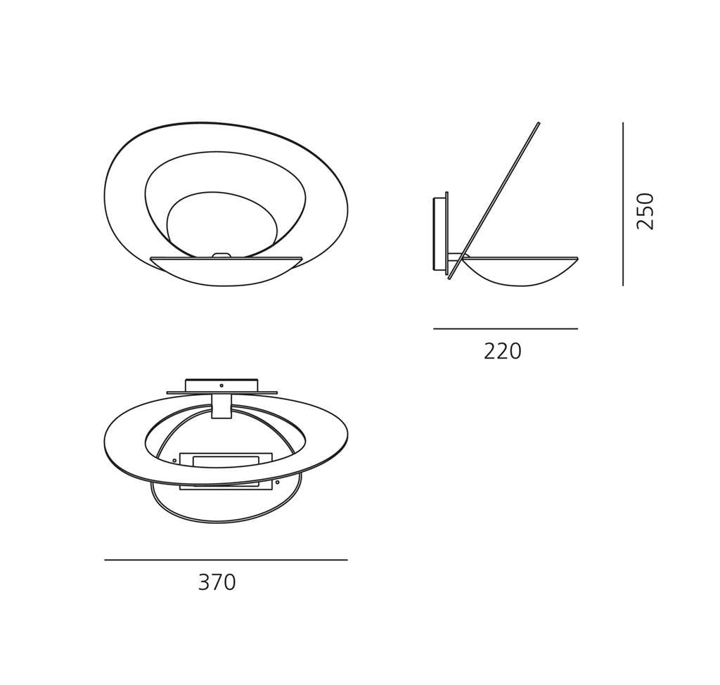 Artemide Pirce Wandleuchte 1240010A