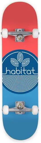 Habitat Skateboards Habitat Leaf Dot Complete Skateboard (Blue)  - Blue - Size: 7.75"