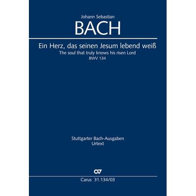 Ein Herz, das seinen Jesum lebend weiß (Klavierauszug) -