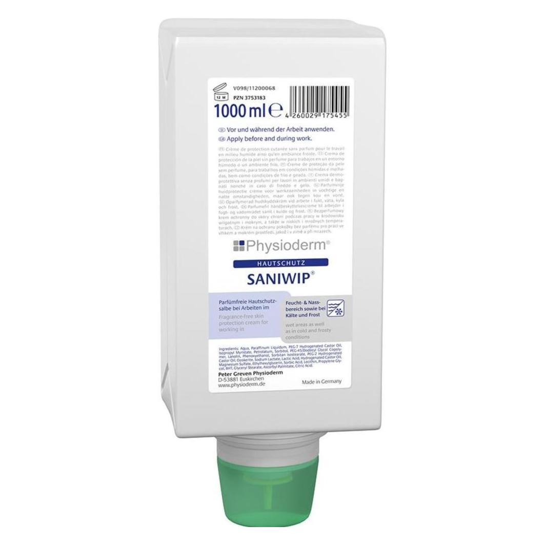 PGP Physioderm Hautschutzcreme Saniwip 1000 ml Creme (1000 ml) (14046001)