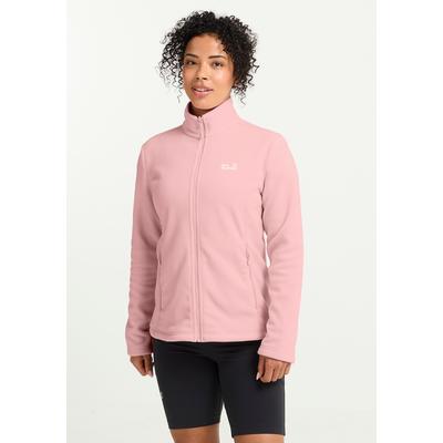 Fleecejacke JACK WOLFSKIN "TAUNUS 200 FZ W", Damen, Gr. XL (46), rosa (rosegarden), Obermaterial: 100% POLYESTER. Futter: 100% POLYESTER, Jacken Fleecejacke, mit 3-in-1 System-Kompatibilität, aus Polyester