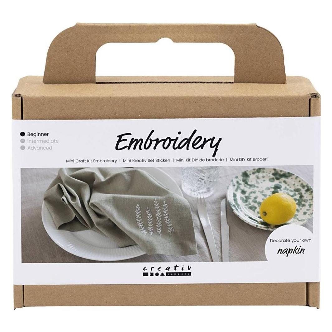 Creativ Company Bastelset Sticken Serviette (977648)