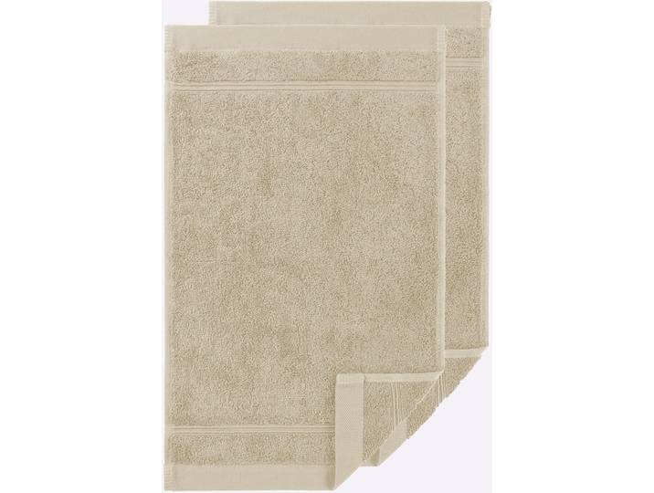 Handtuch ROSS Gr. 2, beige, B:70cm L:140cm, 100% Baumwolle, Handtücher, Handtuch