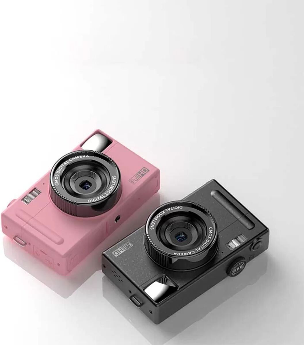 INF Rosa Digitalkamera - 8MP, 16x Zoom, HD 1080P Videoaufnahme