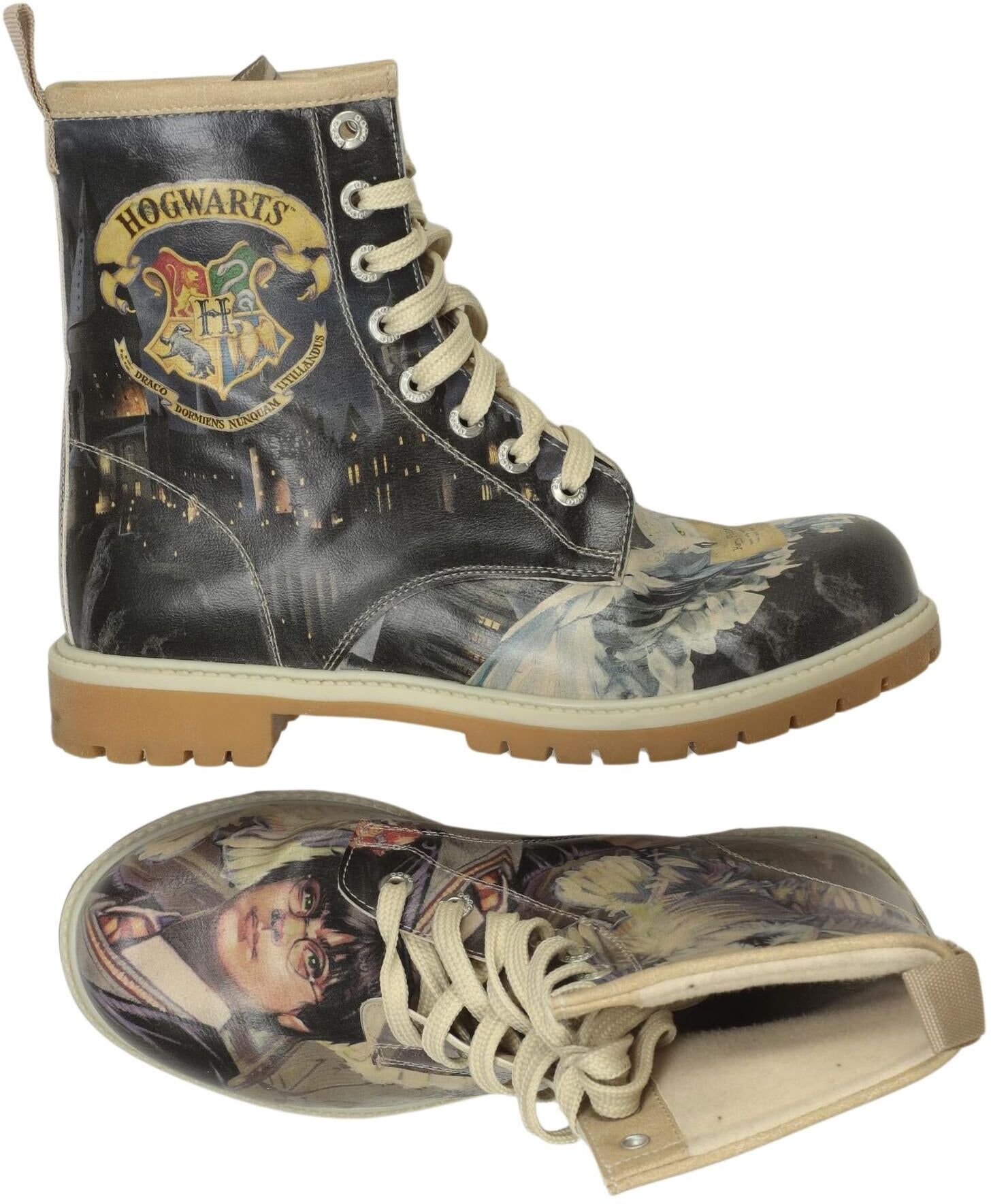 Dogo Damen Stiefelette, Mehrfarbig, Gr. EU 37, Kunstleder - Second Hand