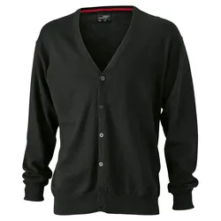 V-Neck Cardigan "JN661" - L - black