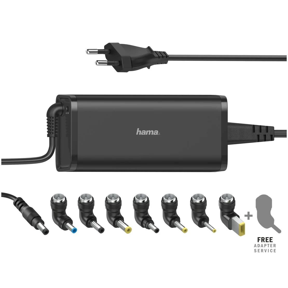 Hama Universele Notebook-netadapter, 15-19V/90W Voeding, Zwart