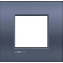 Legrand LNE4802BM Abdeckrahmen Light Air Europe: 1-fach, 2 Module, Farbe: Blue Moon