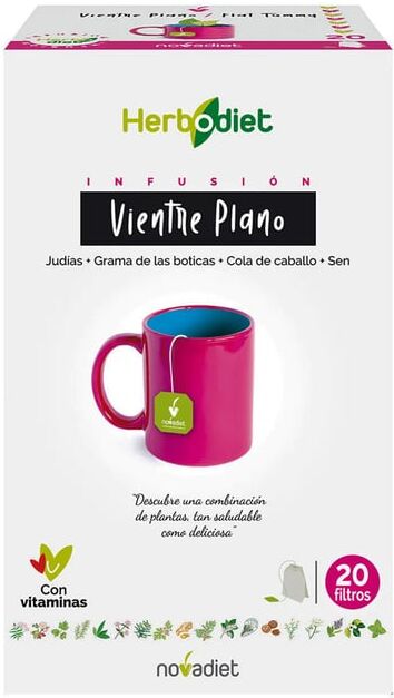 Novadiet HERBODIET VENTRE PLANO 20 Infusões