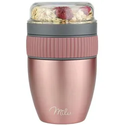 Milu Speisebehälter Müsli-Becher-Set 0,4 l rosegold