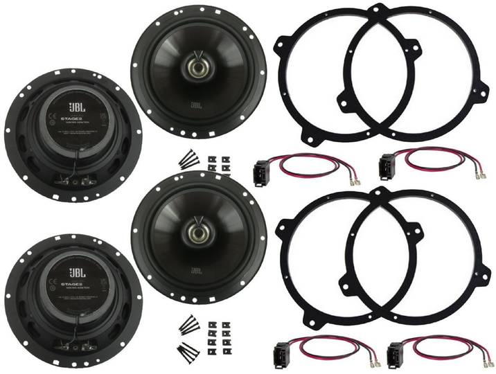 DSX JBL Audio Boxen Set für BMW 3er E46 Coupe Frontlautsprecher Heckablage Auto-Lautsprecher (120 W)