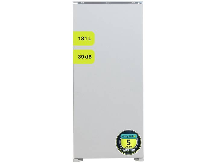 Exquisit EKS201-4-E-040E - Inbouw koelkast - Met vriesvak - 181 Liter - Wit