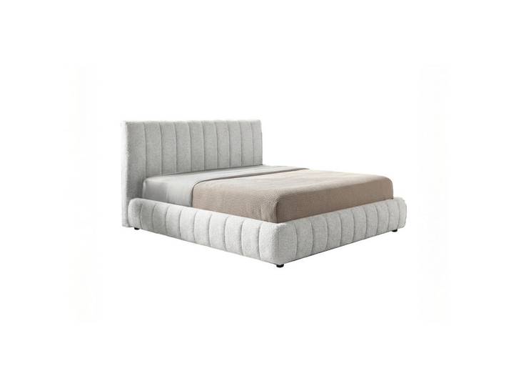 Kawola Lowboard Freeda Weiß Holz, Metall, Echtholz, 2 Fächer, Rechteckig, 160x200 cm, Schlafzimmer, Betten, Polsterbetten