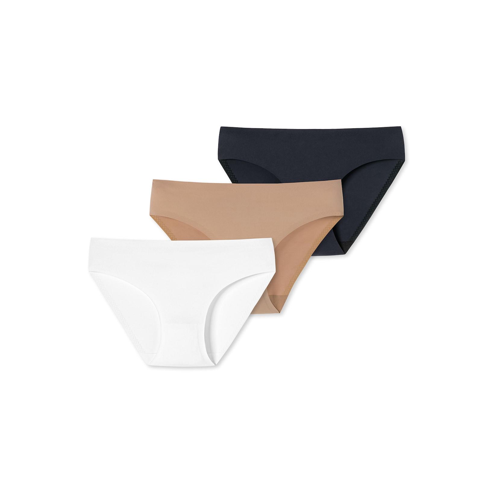 Schiesser Damen Slip Invisible Soft 3er Pack