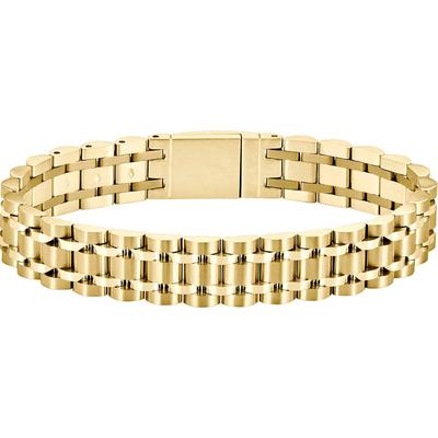 Armband BOSS "OWAN", gold (gelbgoldfarben), Armbänder, Herren, 19cm, Edelstahl, Armband